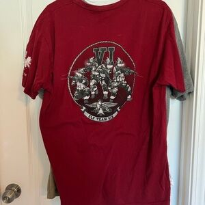 Red Graphic Men's Shirt